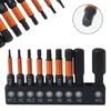 50mm Length Screwdriver Bits 9pcs Set Hex Screwdriver Bit