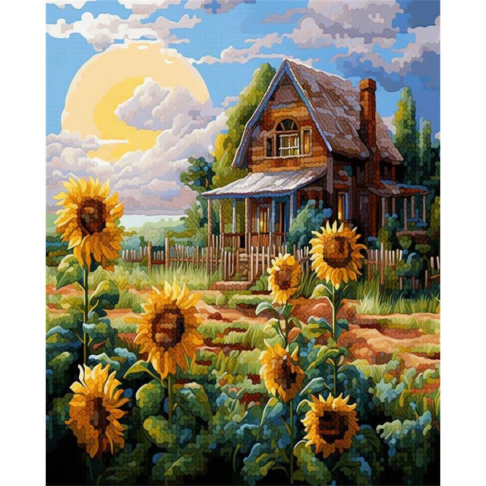 Diamond Painting 5D Diamond Mosaic Landscape Scenery Kits Embroidery Diamond Art Kit Needle Arts Craft Home Decoration