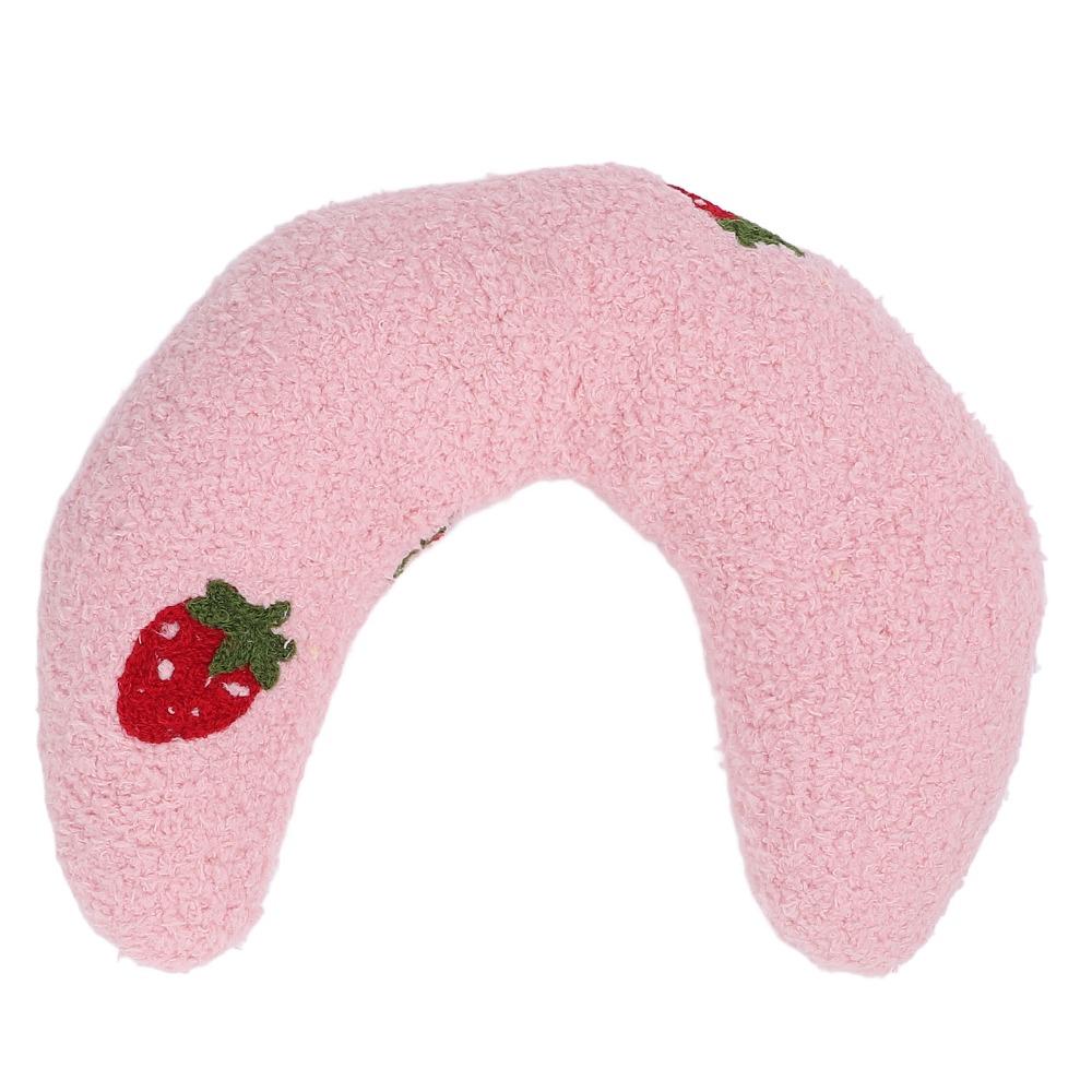 3pcs Machine Washable Pet Neck Pillow Plush Fluffy Calming Pillow U Shaped Pillow For Pets