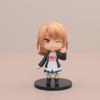 Animefigurer med baser Samlarobjekt Miniatyr Japan Animefigurer Girl Staty Models Hobby Collection