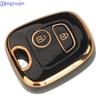 jingyuqin 2 Buttons TPU Car Key Case For Peugeot 106 107 206 207 307 Citroen C1 C2 C3 C4 XSARA PICASSO Toyota AYGO Protector