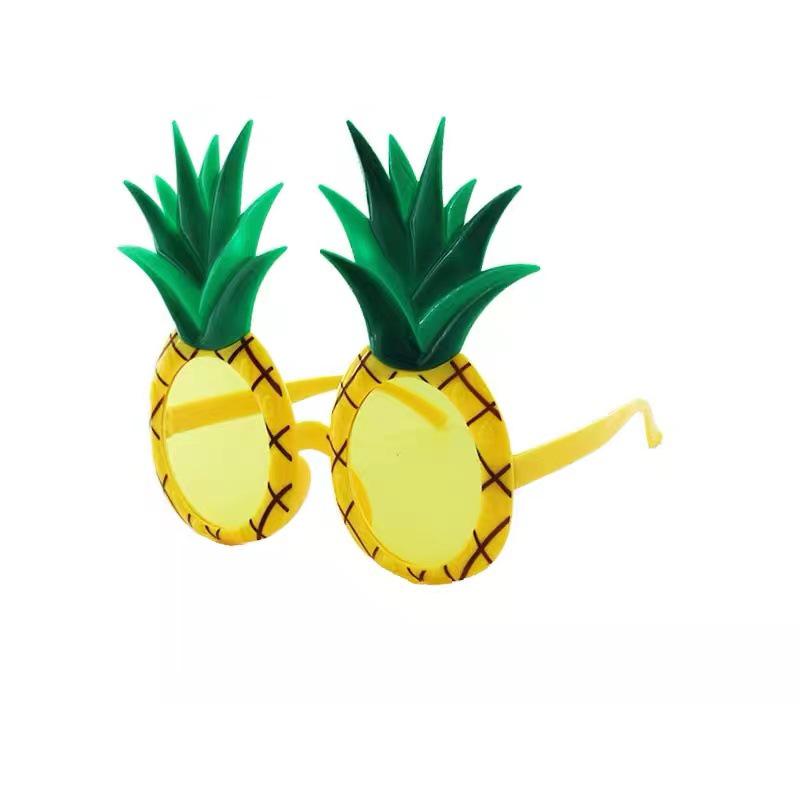 Hawaiian Beach Party Glasses: Coconut Tree, Flamingo, Parrot, Ice Cream, Flower & Wine Glass Fun