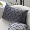30x50cm 45x45cm Christmas Velvet Throw Cushion Covers Plaid Pillowcases Nordic Home Decor Pillows Cover for Sofa Cushions Cover
