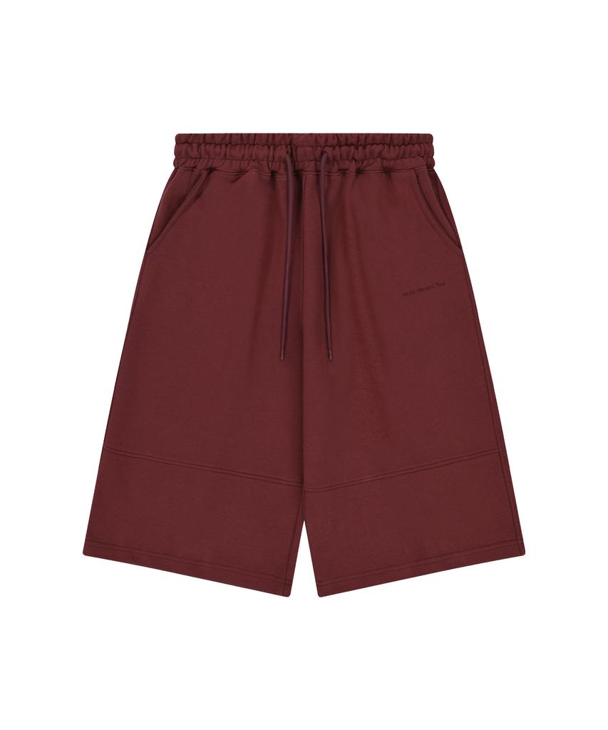 S'EST Relaxed Bermuda Shorts Burgundy