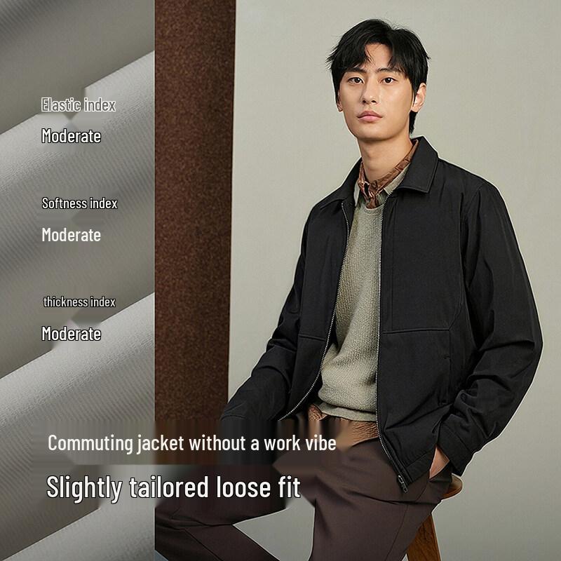 Hodo Men's Casual Lapel Jacket