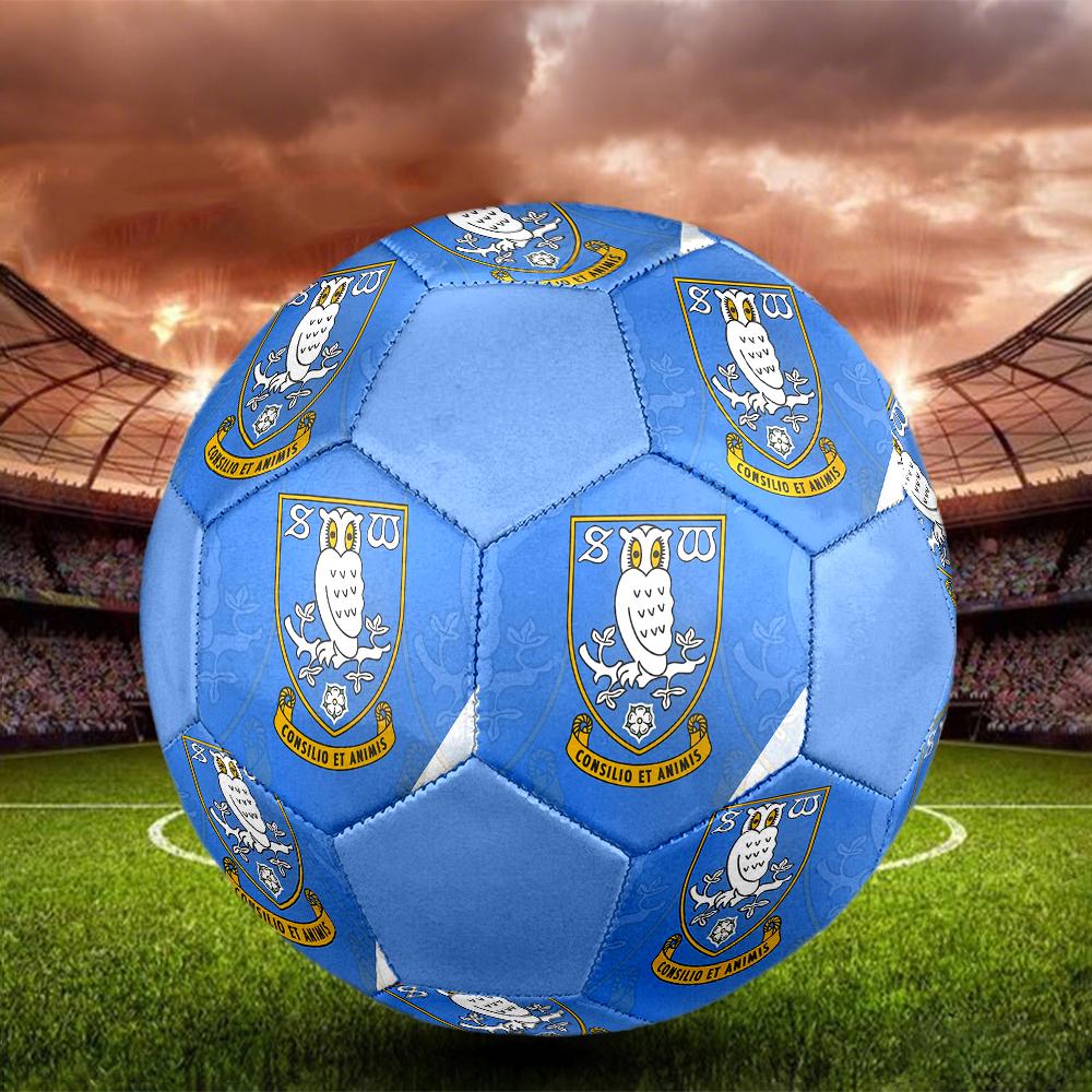 Sheffield Wednesday FC Fußball, bunt, für alle Altersgruppen geeignet, maschinengenäht, PVC-Material, Wettkampfqualität, langlebig und mit hohem Rückprall