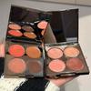 Soft Light Four-Color Matte Blush & Lip Cream Palette - Nude Multi-Use Contour.