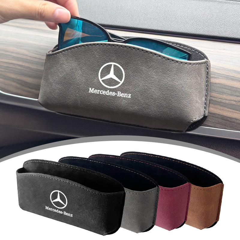 Suede Car Multifunctional Storage Box Hanging Pocket For Mercedes Benz 2022 C S Class W206 W223 S350 C260 C300 S400 S450 S500 CLNOP1