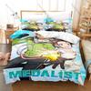 Cool Personality Popular Sports Anime Medalist Bedding Duvet Cover Set New Fashion Pattern Bed Set with Pillowcases Home Textile