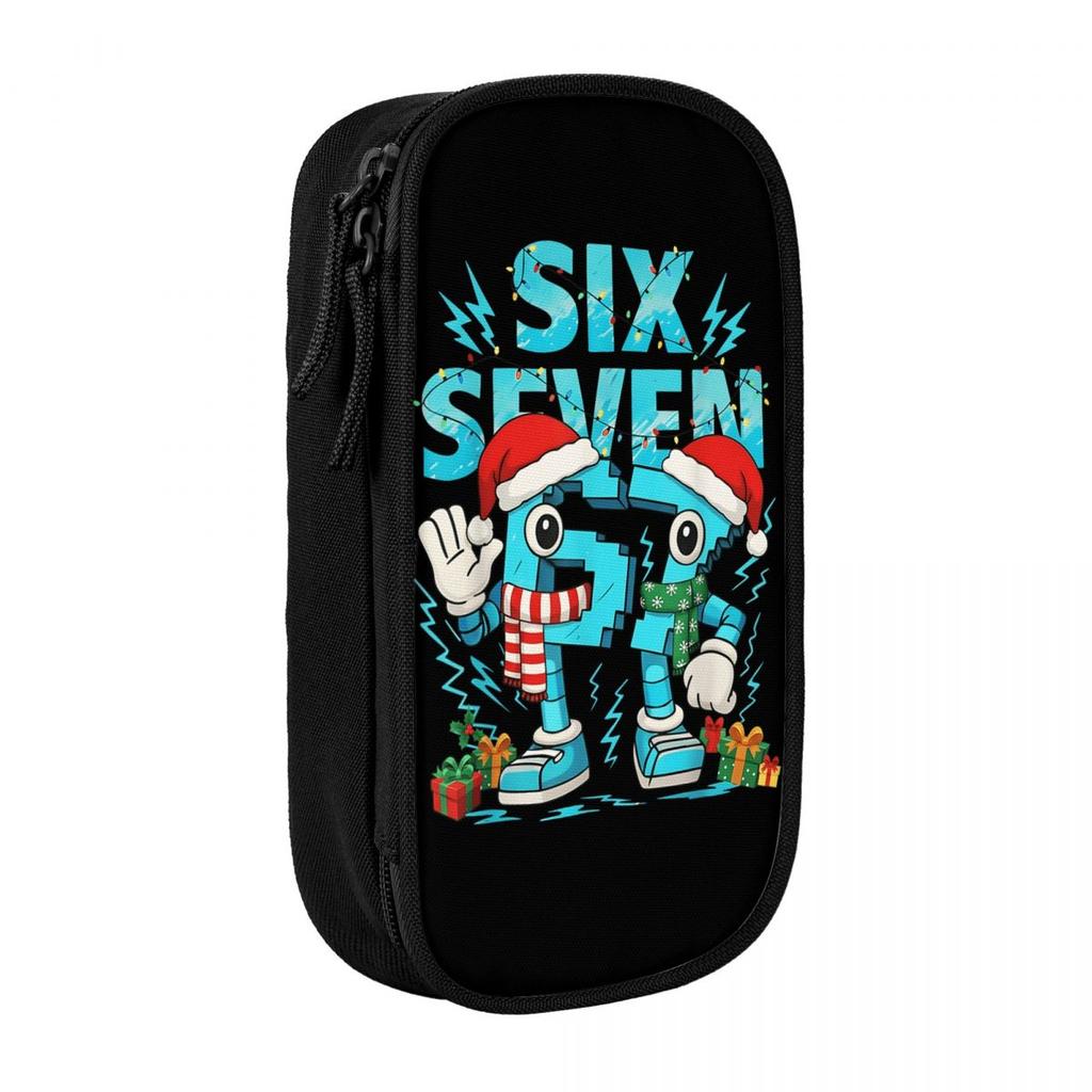 Kawaii Federmäppchen 67 Six Seven 6-7 Italienisches Gehirnfäule Meme Federtasche Schul-Federmäppchen Junge Mädchen Design Schul-Schreibwaren