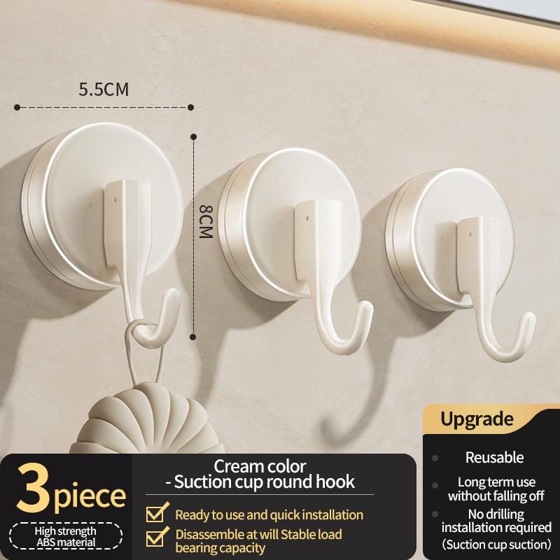 No Need To Drill Suction Cup Door Coat Hook Adhesive Hooks Row Hook, Key hook, Kitchen Hook, Storage Rack Clothes Hook