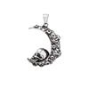 Gotische Hip Hop Totenkopf Anhänger Halsketten Für Männer Edelstahl Punk Mode Skelett Halskette Halloween Schmuck Geschenke Großhandel