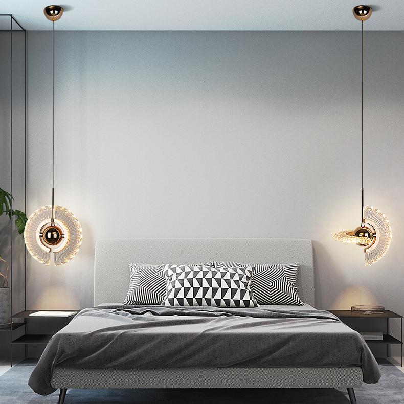 Metal+Acrylic Hanging Living Room Bedroom Indoor Lighting Home Decor
