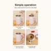 380ML Automatic Mixer Cup Rechargeable Electric Coffee Mug Self Stirring Coffee Mug  Food-Safe Use