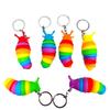 Funny Fidget Slugs Articulated Sensory Slug Lobster Dolphin Toy Realistic Worm Caterpillar Shark Fidget Toys for Kids Adults Autism Stress