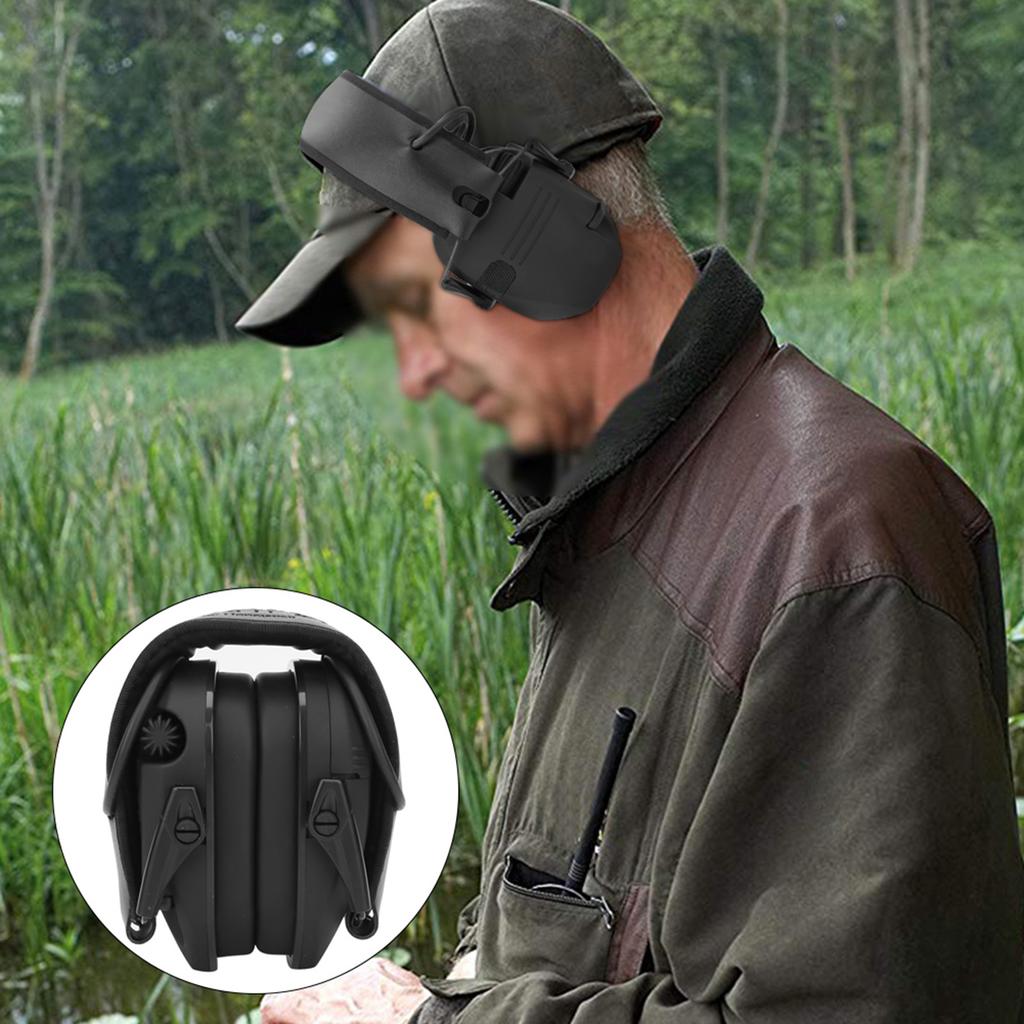 Foldable AntiNoise Earmuffs Soundproof Ear Defenders Protection for Working Hunting