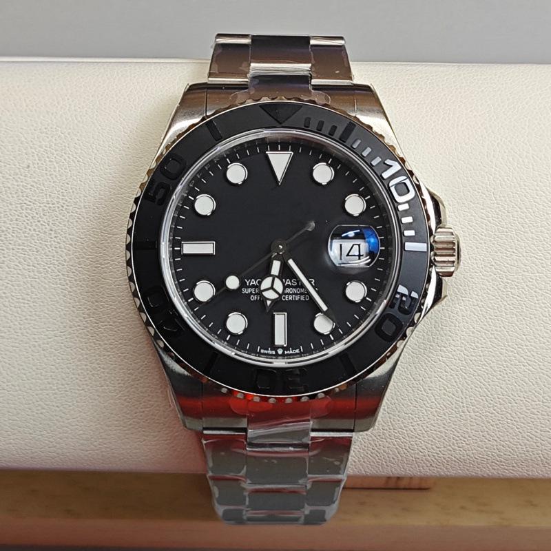 Rolex Grijs Yacht Heren Automatisch Mechanisch Horloge - Groot Wijzerplaat, Waterbestendig, Populair Model