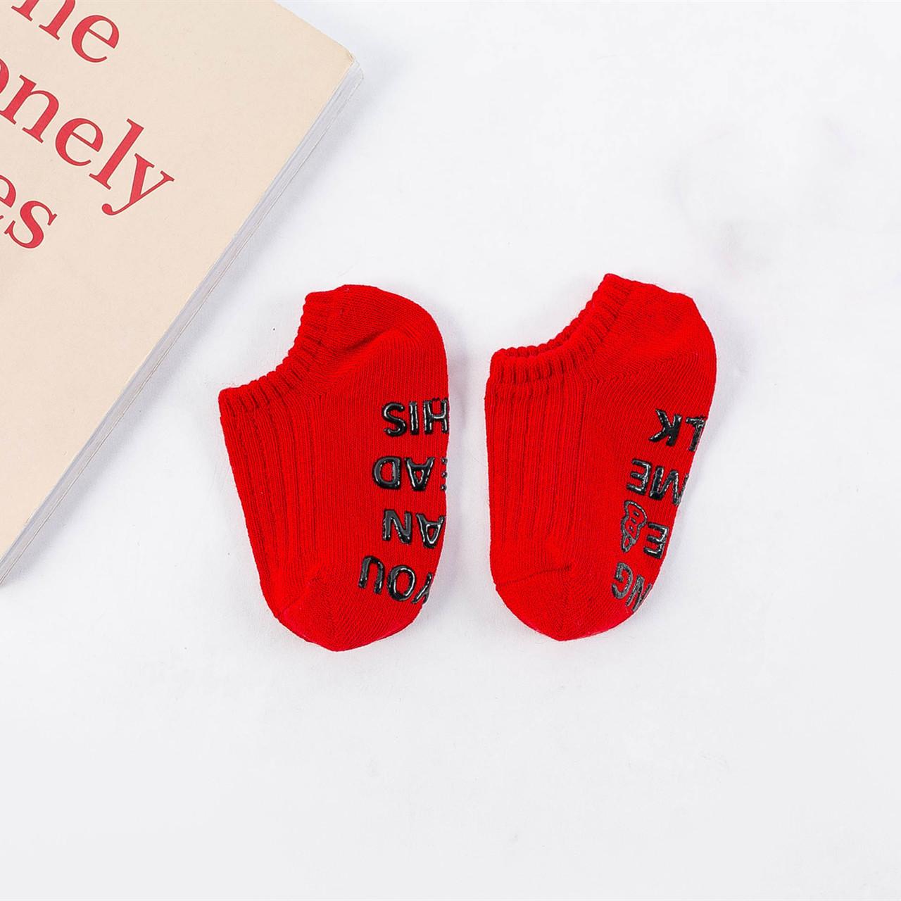 

Милые детские носки-тапочки, дышащие хлопковые резиновые противоскользящие носки до щиколотки для мальчиков и девочек, носки для новорожденных и малышей, детские носки для детей 0-7 лет S