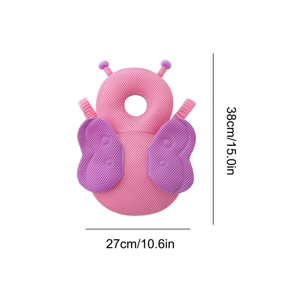 

0-2T Toddler Baby Head Protector Safety Pad Cushion Back Prevent Injured Butterfly Cartoon Security Pillows Protective Headgear