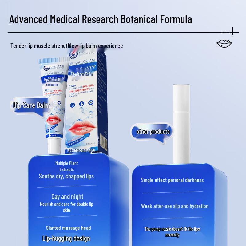 Feuchtigkeitsspendender Lippenbalsam für trockene, rissige Lippen & Cheilitis