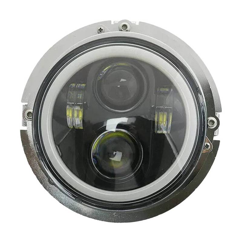 5.75" Round Headlight Headlamp Mounting Ring Bracket Holder Adapter for Motorcycle Silver