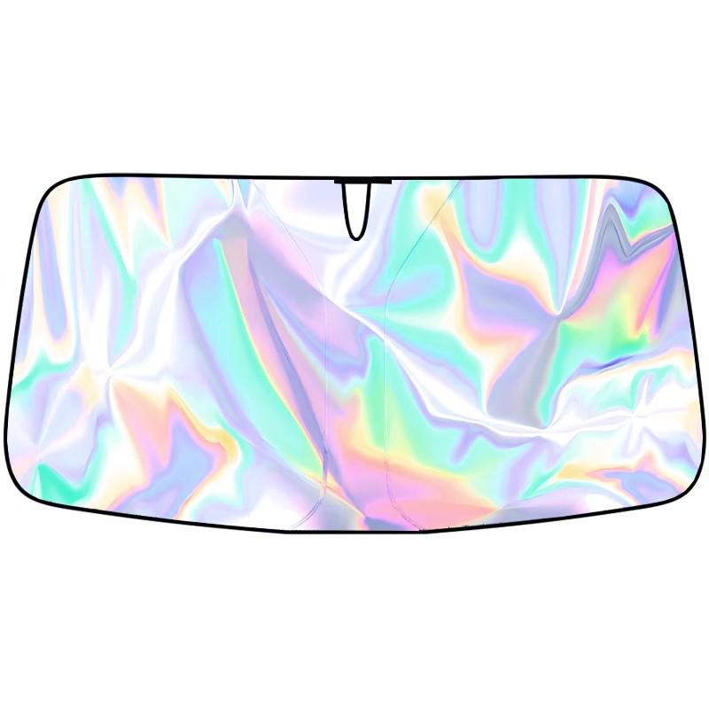 Car Windshield Heat Insulation Sunshade, Titanium Silver Sun Umbrella