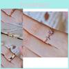 Trendy Rainbow Colored Adjustable Open Ring For Women With Geometric Design And High-end Aesthetic