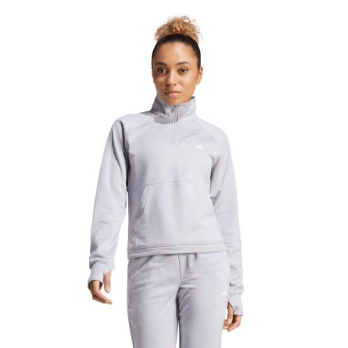 Adidas Womens/Ladies Game & Go Aeroready Quarter Zip Fleece Top