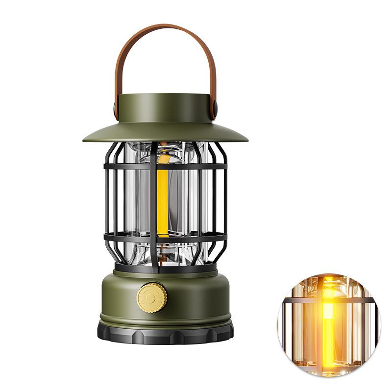Solar-Powered Multi-Function Camping Lantern | Portable Outdoor Tent & Road Light, Kerosene Lamp-Style