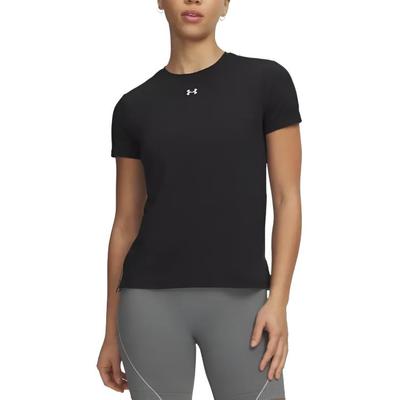 Short Sleeve Pullover Crew Neck Solid Logo T-Shirt Women Tops 6010870-008