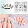 KADS Fashion 012 Nail Art Stamping Plates Manicure Stamping Plate Template Image Plates For DIY Tools Nail Decoration