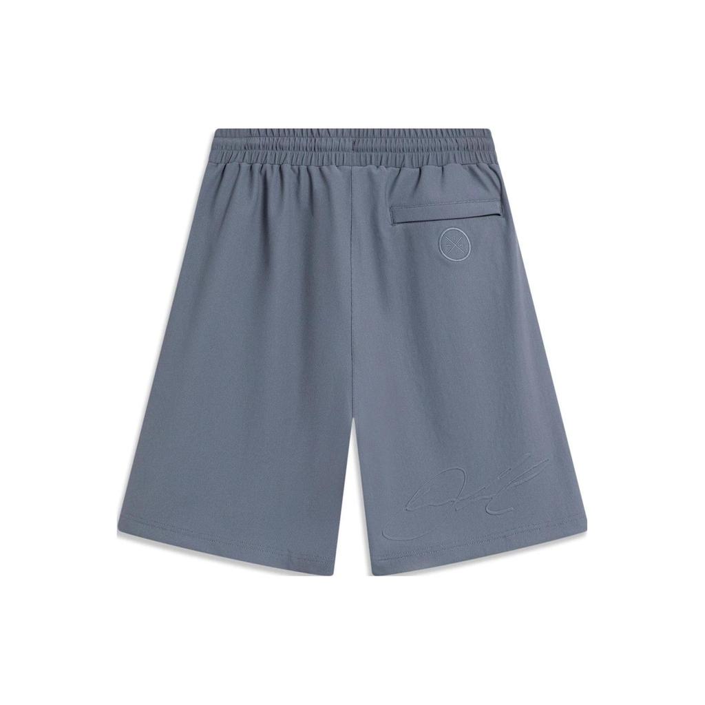 Li-Ning Wade Series Solid Color Loose Fit Casual Shorts Men Shorts Cool-Black AKST653-1