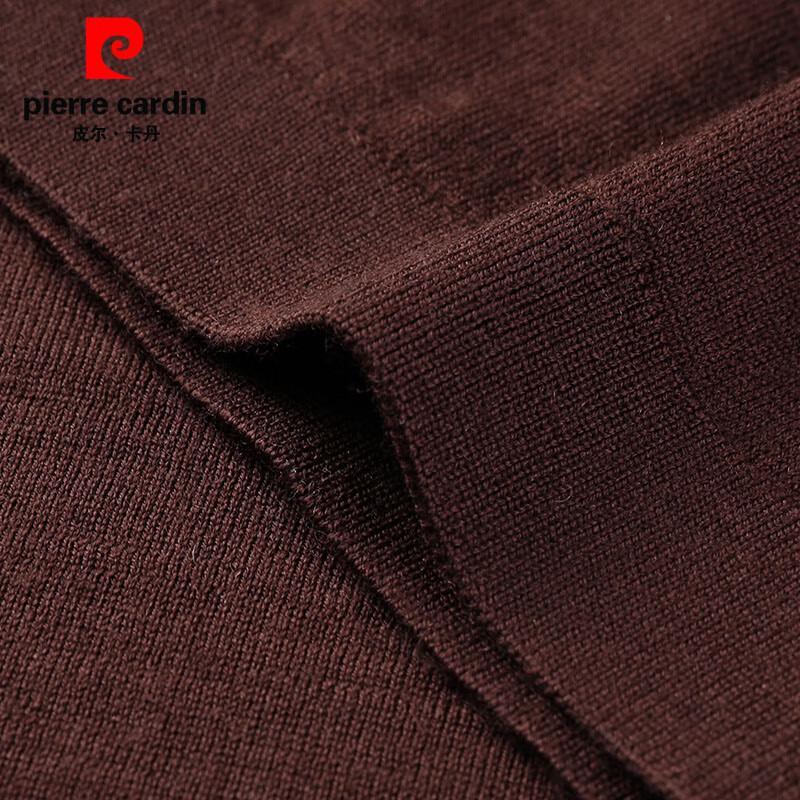 Pierre Cardin Men's 100% Pure Wool Short Sleeve Half Turtleneck Sweater