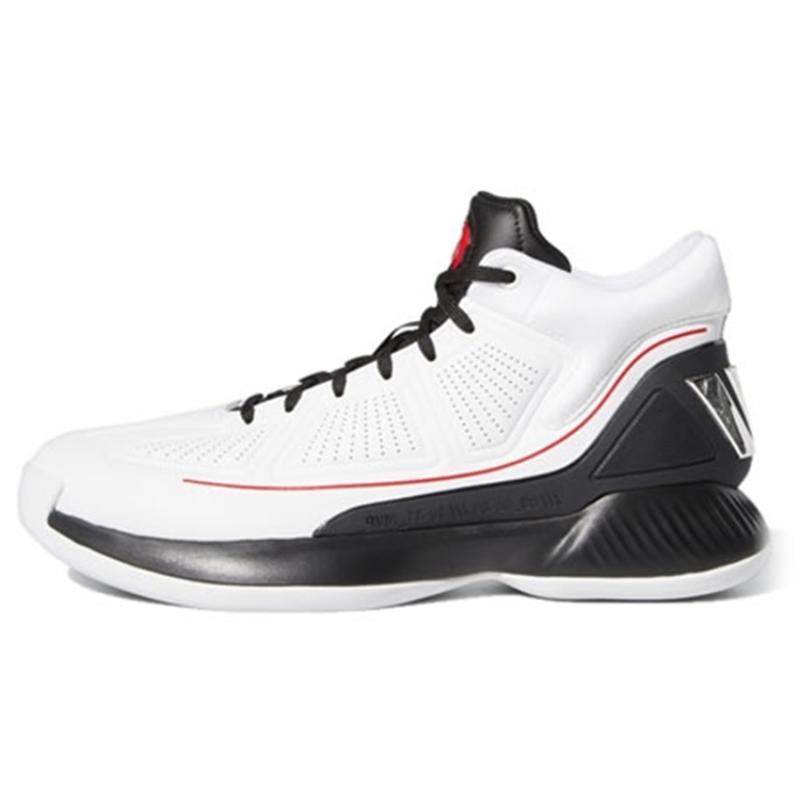 Adidas D Rose 10 White Black Red Sneakers EH2369