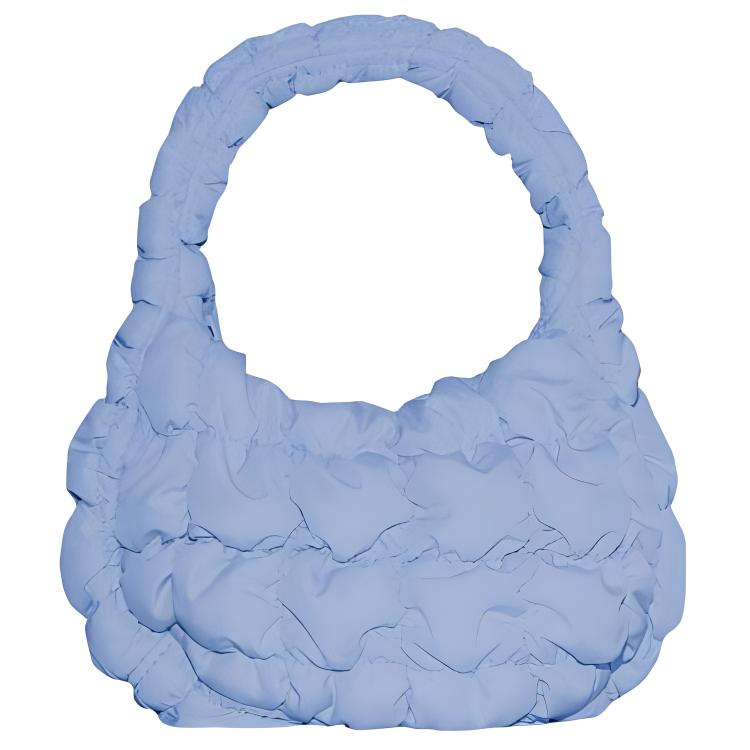 New COS Polyester Cloud Bag Handbag Regular Women's Blue 1171064005