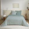 Parure de couette 4 pièces réversible 260 x 240 cm "Celeste Glacier" pour lit 160 x 200 cm Coton Pur