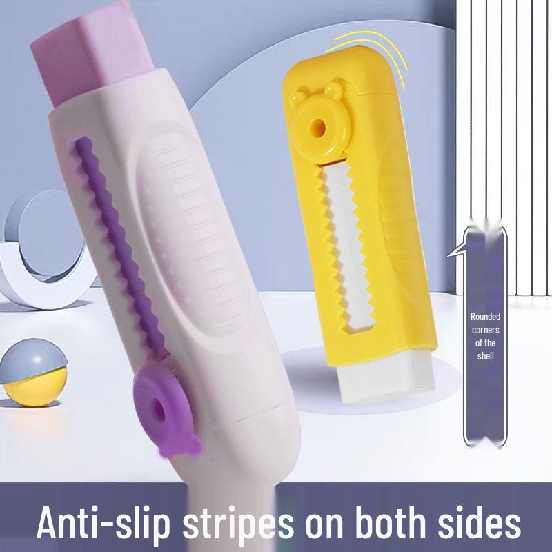 Push-Pull Art Eraser: Replaceable Core, Clean Lines, 2B, Non-Toxic, Phthalate-Free