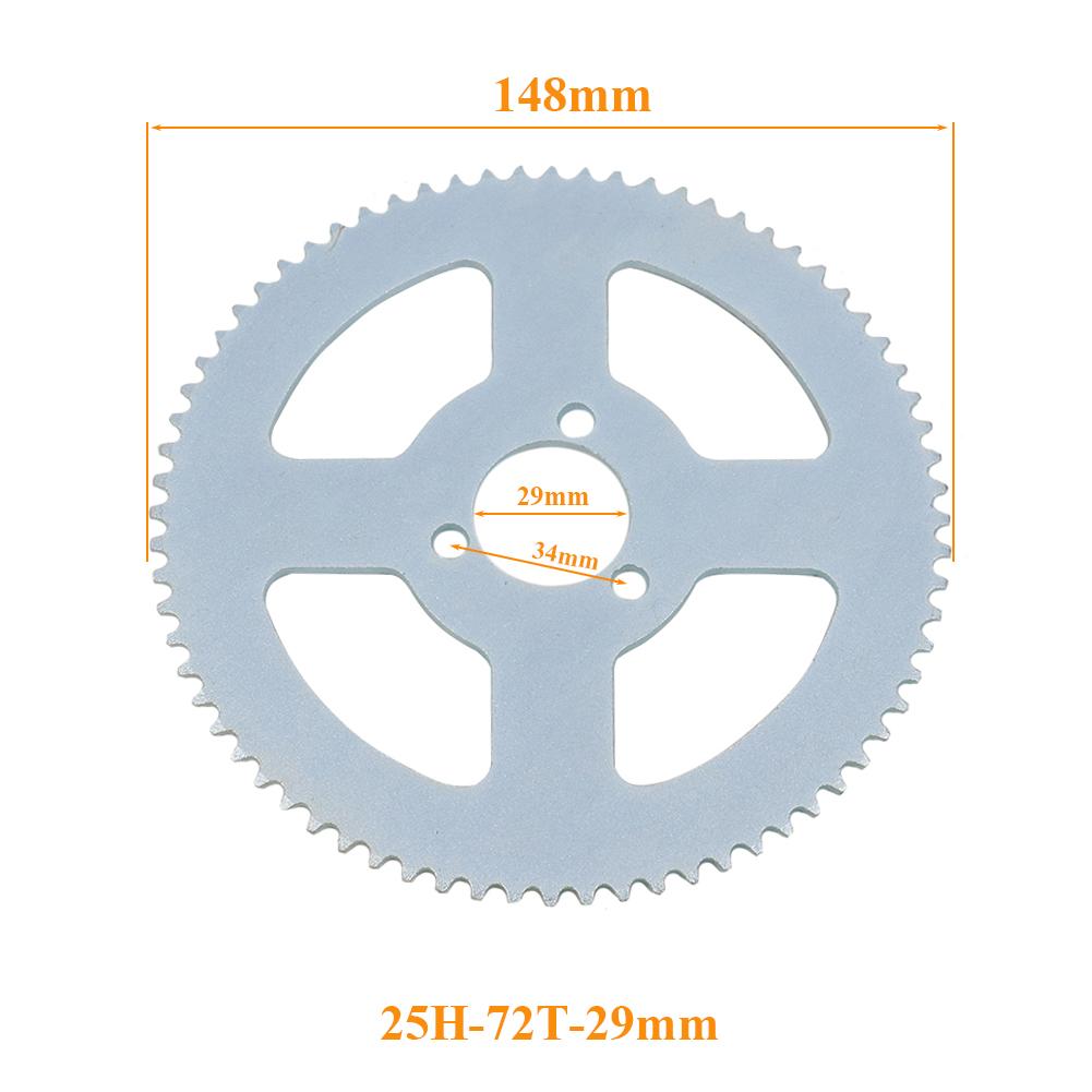 25H 47T 55T 65T 68T 72T 74T 80T 92T Tooth 29MM Rear Sprocket for 47CC 49CC Mini Moto ATV Quad Dirt Pit Pocket Bike Scooter Parts