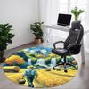 1pc Farm Scene Carpet for Office Non-Slip, Round Carpet, Soft & Comfortable, Carpet for Office, Lightweight Round Floor Mat