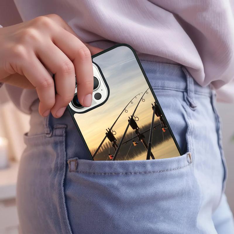 CARP FISH FISHING Phone Case For iPhone 17 Air 15 16e 14 13 Pro Max Coque 12 11 Pro Max PLUS cover