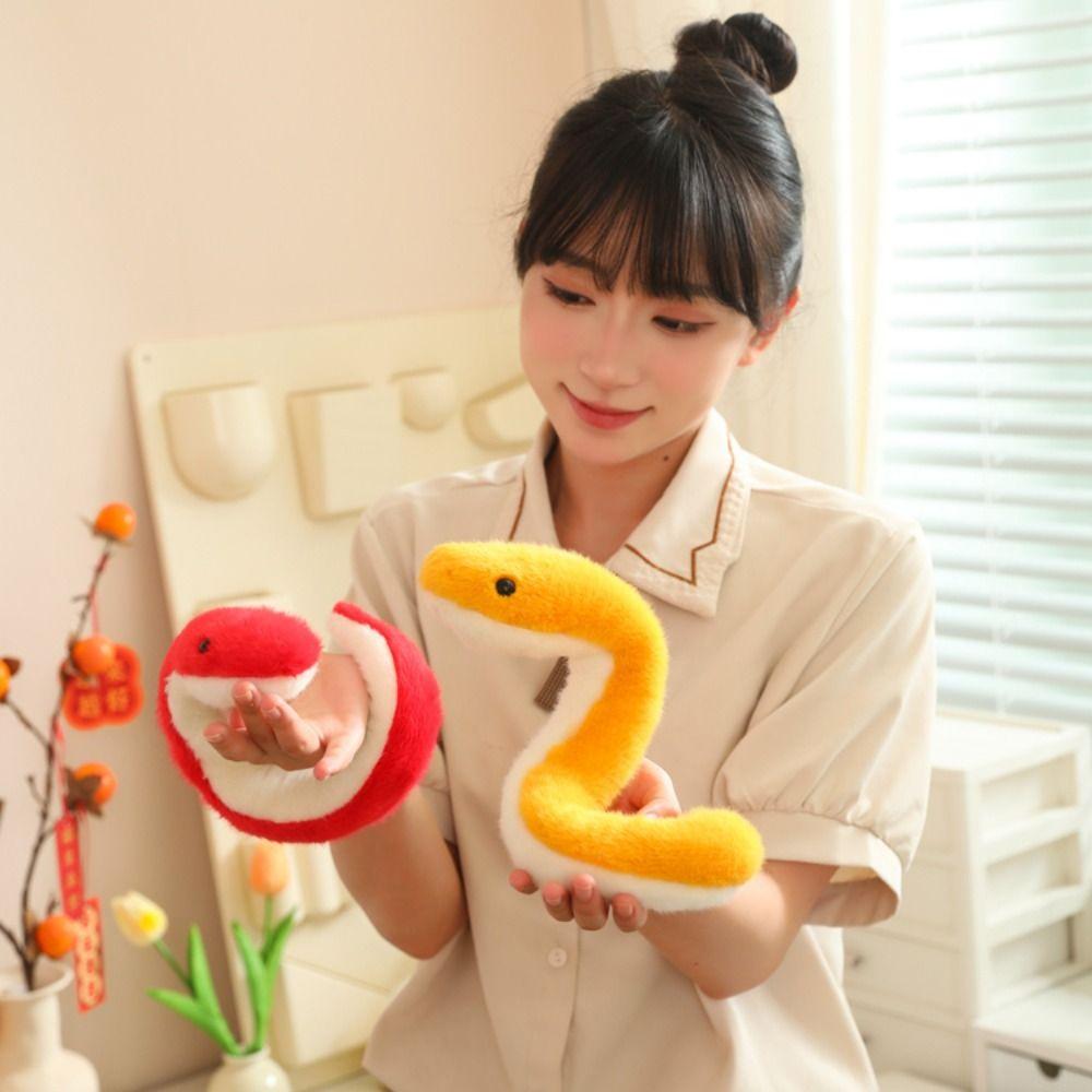Soft Cotton Snake Plush Doll Bendable Simulated Snake Plush Stuffed Snake Toy  Home Decoration