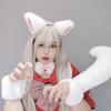 Handmade Plush Cat Girl Maid Fox Beast Ear Headband Hair Accessory