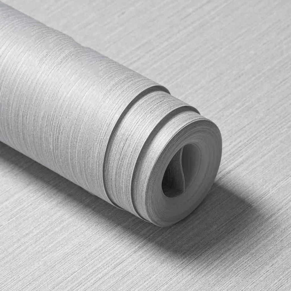 Solid Simple Modern Metallic Wallpaper Roll  Texture Wall Papers Bedroom Living Room Clothing Store Home Decor