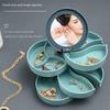 Multi-Layer Rotating Jewelry Box for Necklaces, Earrings, Rings, and Accessories