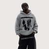 Unisex American Vintage Hip Hop Hoodie Buchstabenaufdruck Y2K Locker Lässig Kapuzenpullover Männer Frauen Harajuku Oberteile