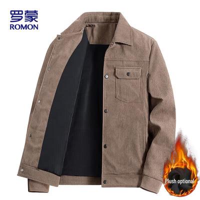 Men's Corduroy Lapel Jacket 2270