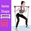 Multifunktionale Pilates- & Yoga-Widerstandsstange mit elastischen Bändern