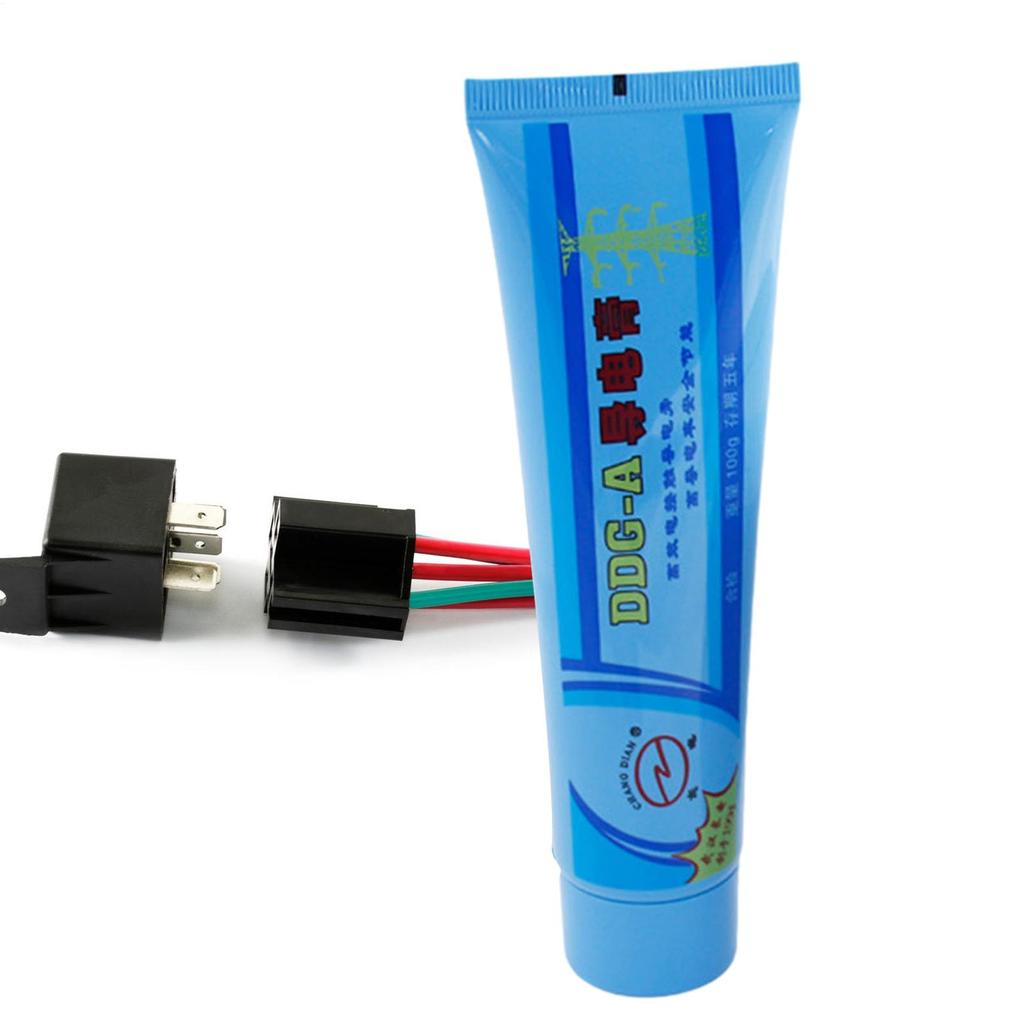 100g Grasa Conductiva Grasa Dieléctrica Automotriz Lubricante para Electrónica Para Aplicaciones Eléctricas y Automotrices