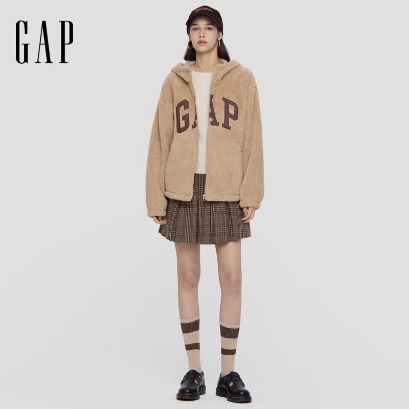 Gap Damen Plüsch Logo Kapuzenpullover