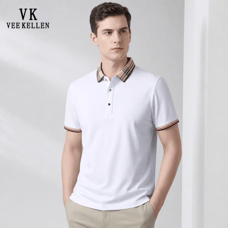 VEE KELLEN Men s Short Sleeve Polo Shirt M (100-120 lbs)